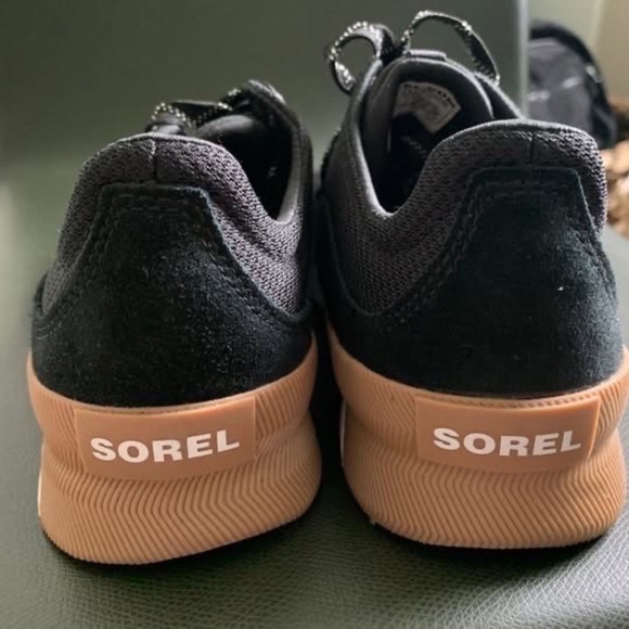 Black Sorel Out 'N About Waterproof Sneaker - Picture 2 of 6